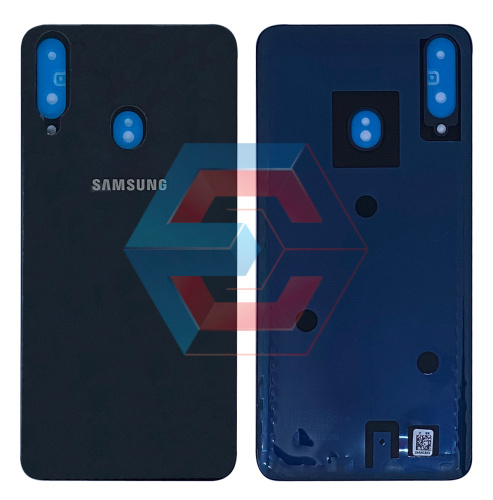 Крышка задняя Samsung A207 Galaxy A20S (2019) Черная оригинал PRC