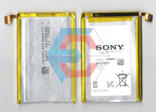 Батарея (аккумулятор) LIS1501ERPC для Sony C6502 Xperia ZL L35h Odin C650X 2330mAh оригинал Китай - ёмкость, состояние, распиновка