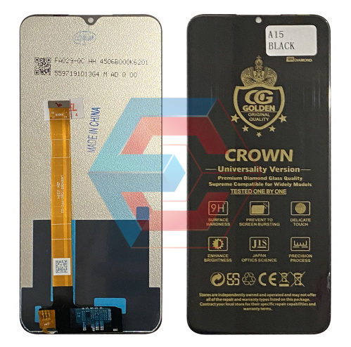 Дисплей + сенсор OPPO A15/A15s (CPH2179) (FPC-HTF065H051-A2) Чорний CHINA SERVICE PACK Org - состояние, качество, комплектация