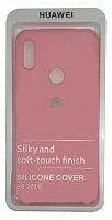 Чехол на Huawei Y6 2019 (Pink) Silicone Case