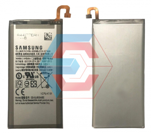 Батарея (аккумулятор) EB-BJ805ABE для Samsung A605 Galaxy A6 Plus/ J810 3500 mAh оригинал Китай - ёмкость, состояние, распиновка