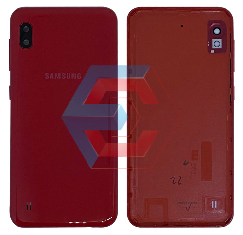 Крышка задняя Samsung A105 Galaxy A10 (2019) Красная PRC