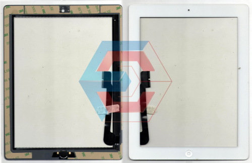 Тачскрин (сенсор) iPad 3/ iPad 4 белый (White) assembly with home button Тачскрин (сенсор) iPad 3/ iPad 4 белый (White) assembly with home button