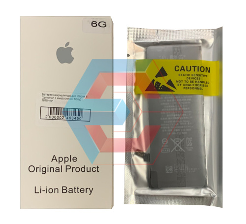 Батарея (акумулятор) для iPhone 6 (оригінал із мікросхемою Sony) 1810mAh - ёмкость, состояние, распиновка