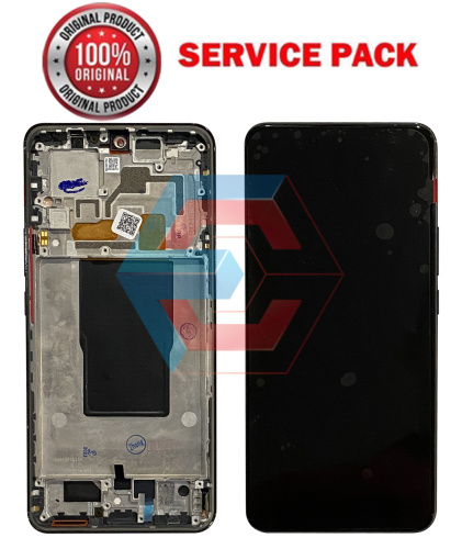 Дисплей + сенсор Xiaomi 12T, 12T Pro (22071212AG) Чорний у рамці SERVICE PACK AAAA ORG - состояние, качество, комплектация