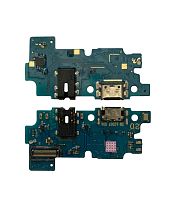 Нижняя плата Samsung A205 с конектором зарядки + микрофон, Оригинал
