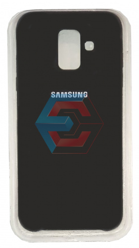 Чехол на Samsung A600 Galaxy A6 2018 (Black) Silicone Case Premium