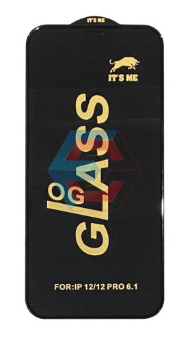 Захисне скло ITS ME для iPhone 12 / iPhone 12 Pro Чорне Захисне скло ITS ME для iPhone 12 / iPhone 12 Pro Чорне