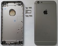 Крышка для iPhone 6s Plus корпуса (Grey) серого цвета оригинал (Китай)