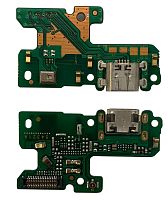 Нижняя плата Huawei Honor 8 lite / p8 lite(2017)(PRA-L21) nova lite с конектором зарядки + микрофон 