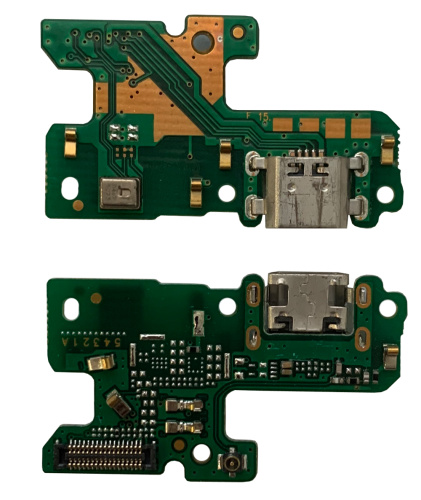 Нижняя плата Huawei Honor 8 lite / p8 lite(2017)(PRA-L21) nova lite с конектором зарядки + микрофон 