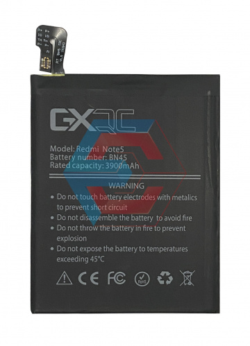 Батарея (аккумулятор) BN45 для Xiaomi Redmi Note 5, 3.85V 4000mAh (GX) - ёмкость, состояние, распиновка