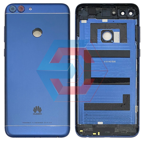 Крышка задняя Huawei P Smart (FIG-LX1/ FIG-LX2/ FIG-LX3/ FIG-LA1)/ Enjoy 7s Синяя