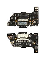 Нижняя плата Xiaomi Mi 11 Lite с конектором зарядки + микрофон + компоненты