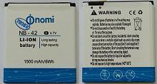 Батарея (аккумулятор) Nomi NB-42 i401,1500 mAh 3.7V Б.У