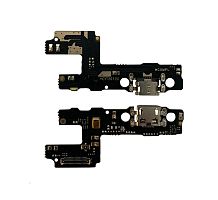 Нижняя плата Xiaomi Mi Play (2018) с конектором зарядки + микрофон + компоненты