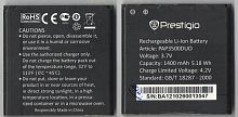 Батарея (аккумулятор) Prestigio PAP3500 1400mAh 3.7V (оригинал 100%) Б.У