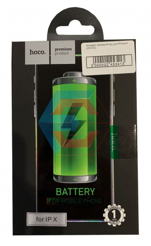Батарея (аккумулятор) для iPhone X (HOCO) 2716mAh - ёмкость, состояние, распиновка