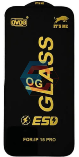 Захисне скло ITS ME для iPhone 15 Pro (Чорне)