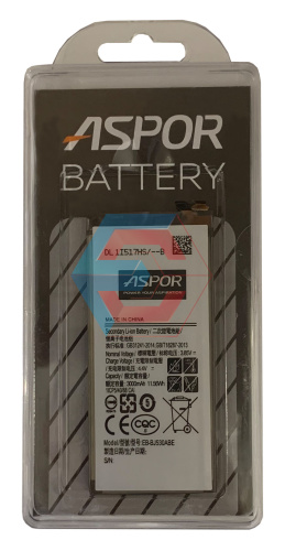 Батарея (акумулятор) EB-BJ530ABE до Samsung Galaxy J5 2017 (J530) 3000 mAh 100% ємності (Aspor) Батарея (акумулятор) EB-BJ530ABE до Samsung Galaxy J5 2017 (J530) 3000 mAh 100% ємності (Aspor) - ёмкость, состояние, распиновка