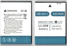 Батарея (аккумулятор) Nomi NB-5011, i5011 EVO M1 , 2000 mAh 3.7V Б.У