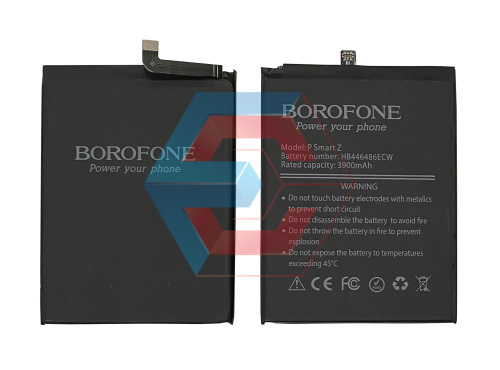 Батарея (акумулятор) HB446486ECW для Huawei P Smart Z/Honor 9x 3900mAh (Borofone) - ёмкость, состояние, распиновка