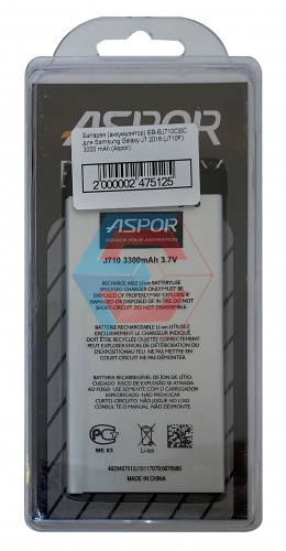 Батарея (акумулятор) EB-BJ710CBC до Samsung Galaxy J7 2016 (J710F) 3000 mAh 100% ємності (Aspor) - ёмкость, состояние, распиновка