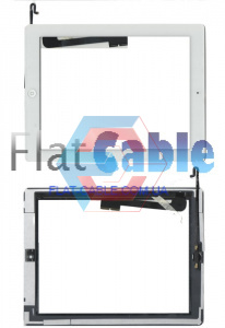 Тачскрин (сенсор) iPad 4 белый (White) assembly with home button Тачскрин (сенсор) iPad 4 белый (White) assembly with home button