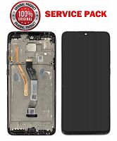дисплей + сенсор xiaomi redmi note 8 pro чорний у рамці 2 sim лотка service pack aaaa org - стоимость
