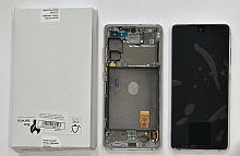 дисплей + сенсор samsung g780 g781 galaxy s20 fe з рамкою white 100% service pack gh82-24220a - стоимость, партномер