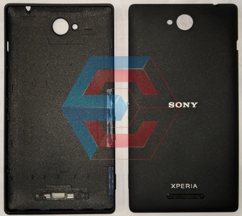 Крышка задняя Sony C2305 S39h Xperia C, черная