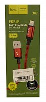 USB-кабель Hoco X89 Wind lightning Червоний