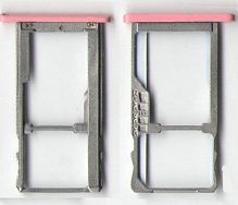 SIM-держатель (каретка) Meizu M2 mini, M578U M578 розового цвета Б.у
