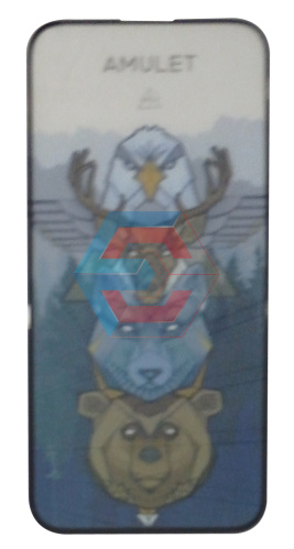 Защитное стекло 2.5D AMULET HD Antistatic для iPhone 14 Pro Max Черное