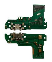 Нижняя плата Huawei Y6 2018 с конектором зарядки + микрофон 